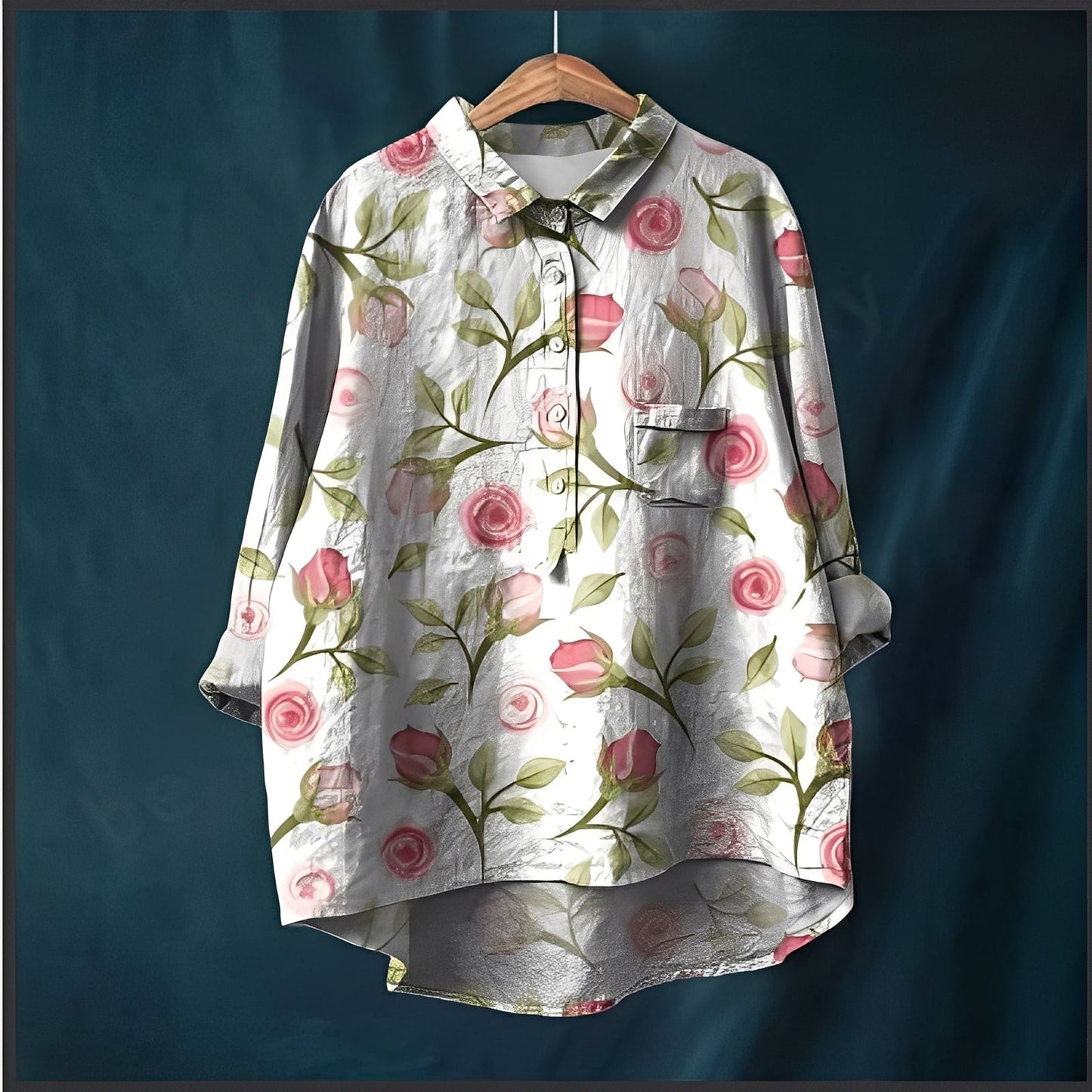 Garance - Cămașă tradițională feminină cu mâneci lungi