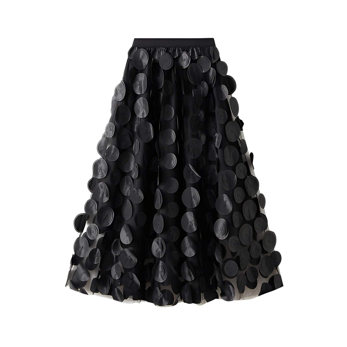 Salome - Fustă elegantă cu puncte pentru dame