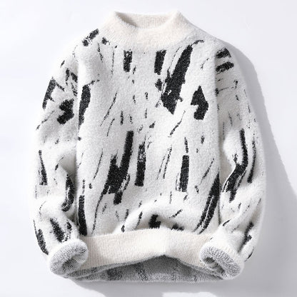 Damian - Pulover Fleece Elegant pentru Bărbați