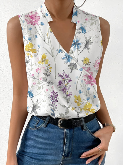 Marie - Bluza elegantă fără mâneci pentru femei