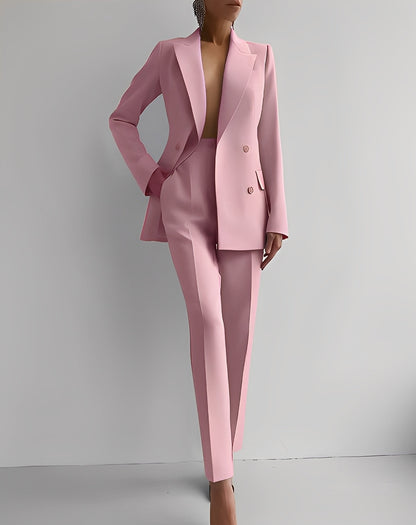 Nydia - Set formal de sacou și pantaloni slim-fit pentru femei
