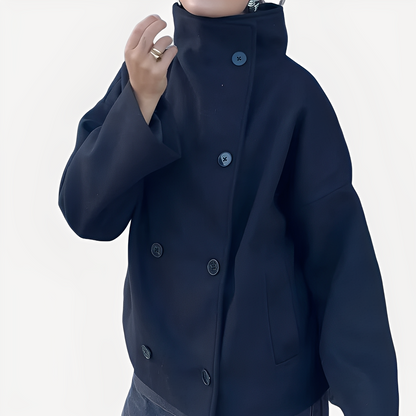 Carolyn - Jachetă de damă sofisticată, cu un rând de nasturi, din lână