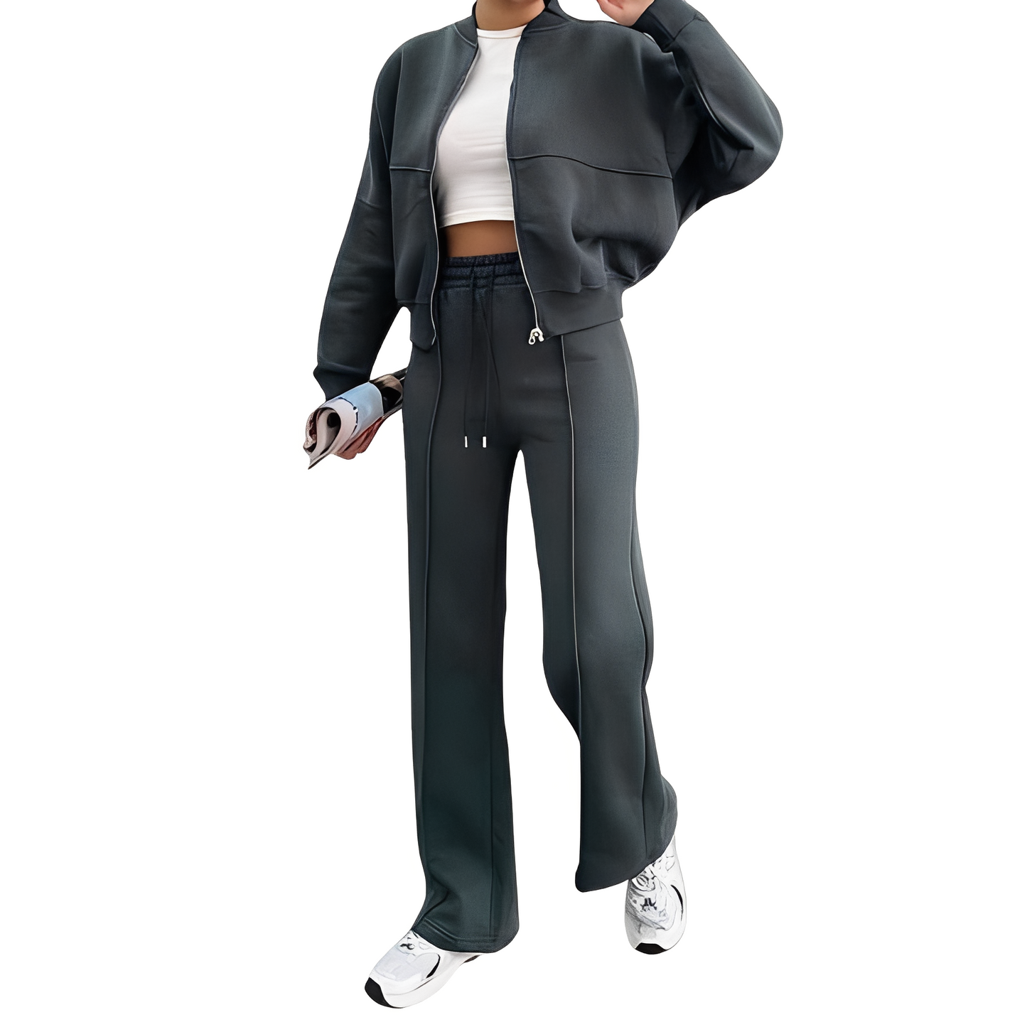 Nina - Set de lounge modern din două piese pentru femei