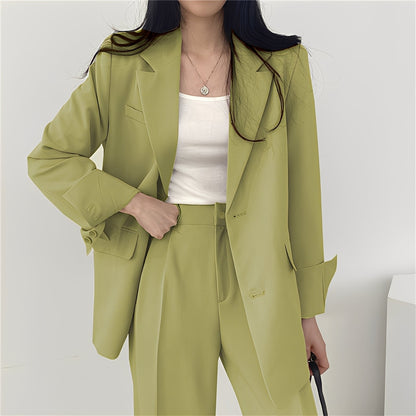 Alethea - Set elegant cu sacou lejer și pantaloni pentru femei