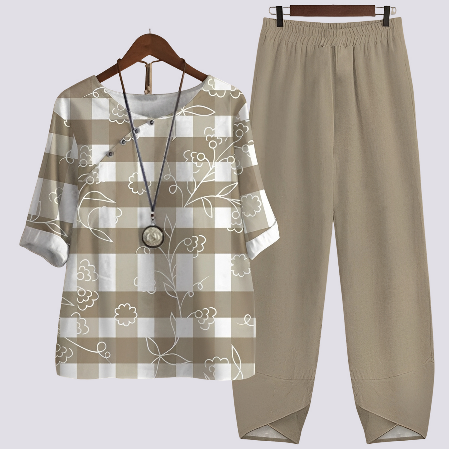 Jodie - Set elegant și confortabil cu model pentru femei