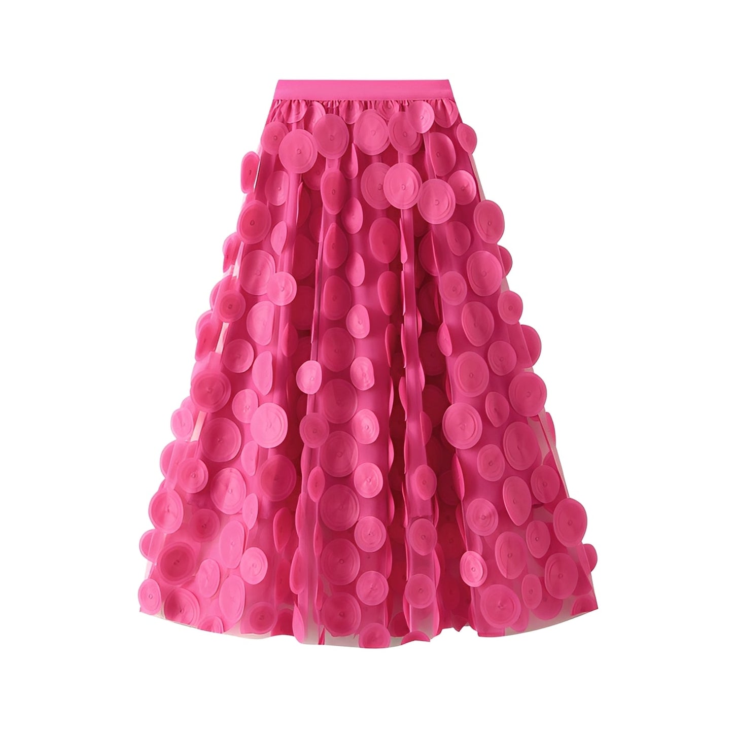 Salome - Fustă elegantă cu puncte pentru dame