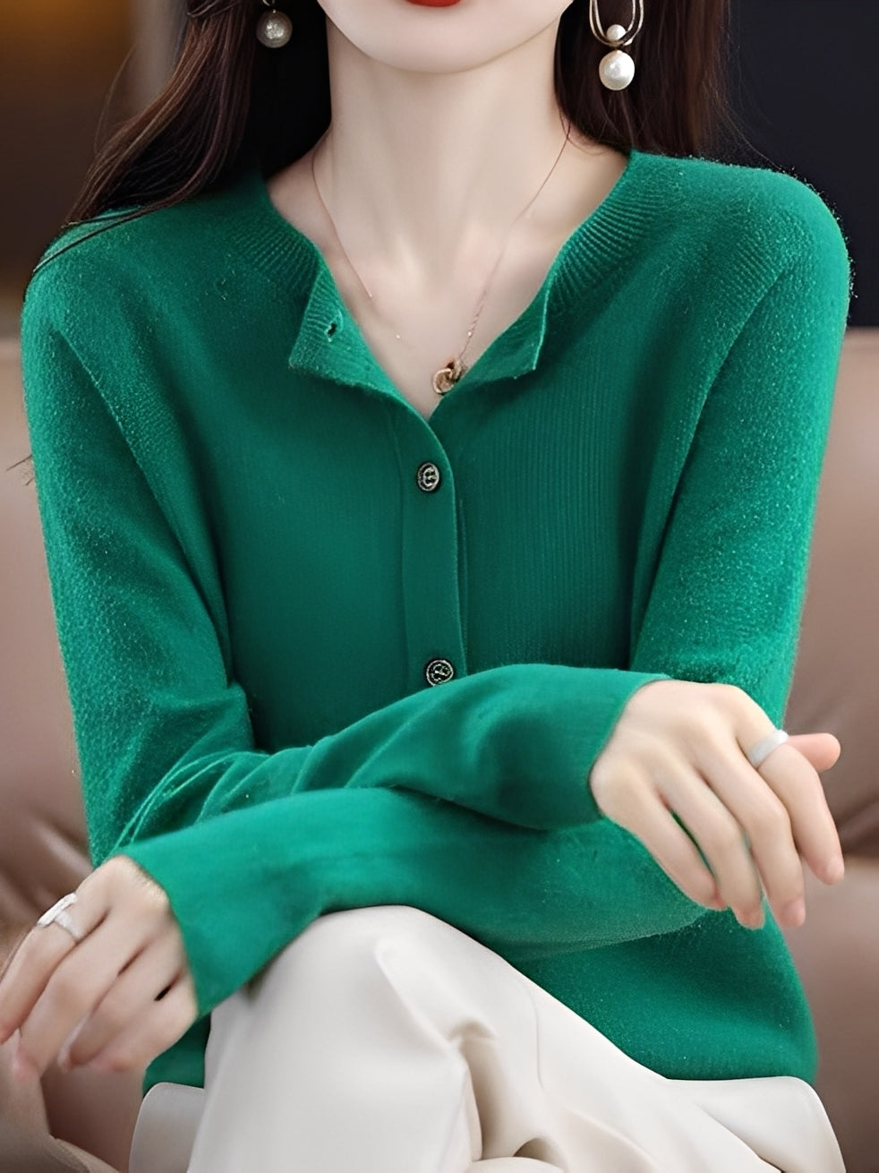 Arabella - Pulover lejer din lână, croială largă pentru femei