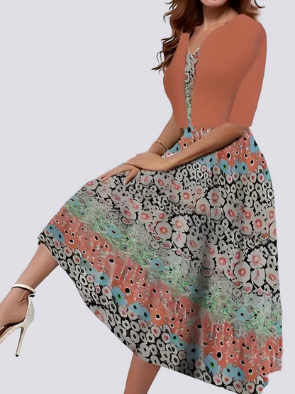 Jessica - Set elegant format din două piese cu rochie lungă pentru doamne