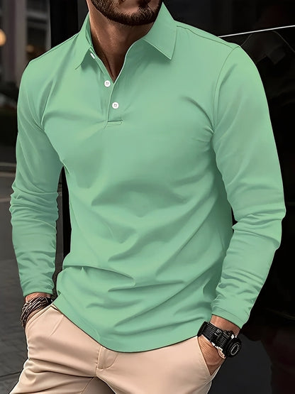 Burton - Polo clasic cu mâneci lungi pentru bărbați