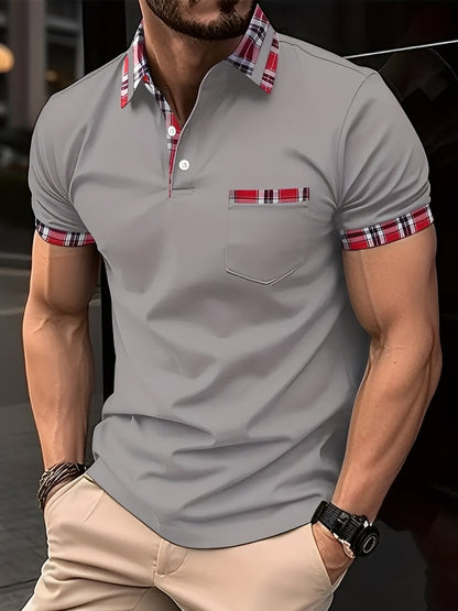 Ryker - Polo elegant pentru bărbați cu buzunar
