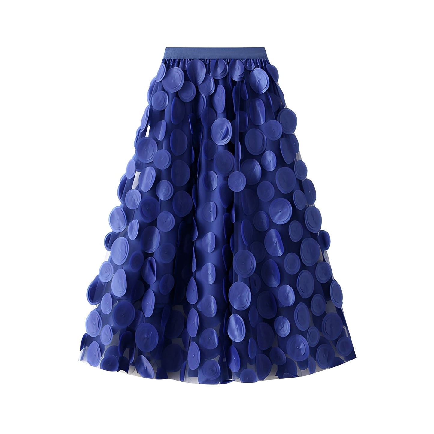 Salome - Fustă elegantă cu puncte pentru dame