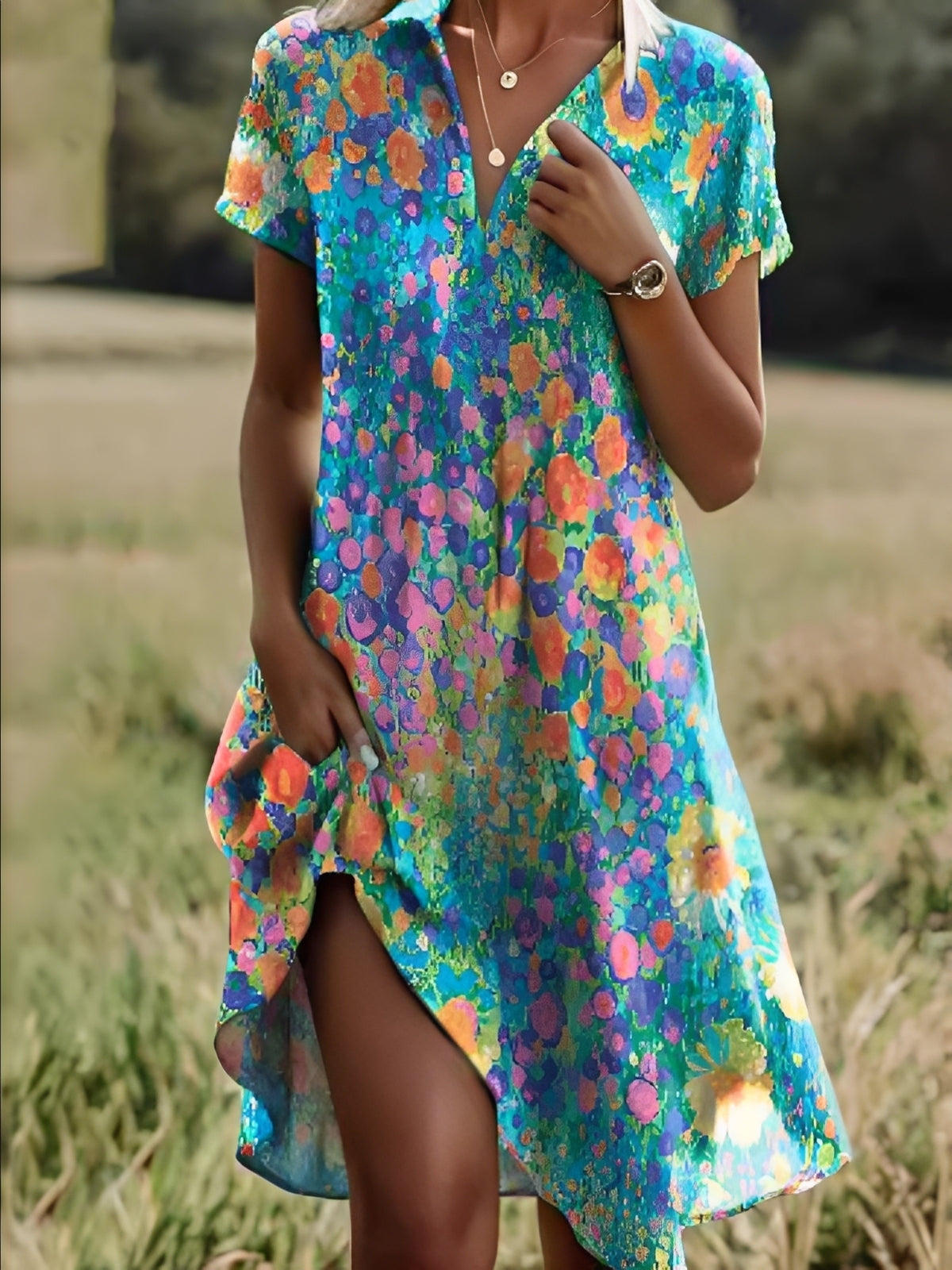 Gloria - Rochie etnică clasică pentru femei