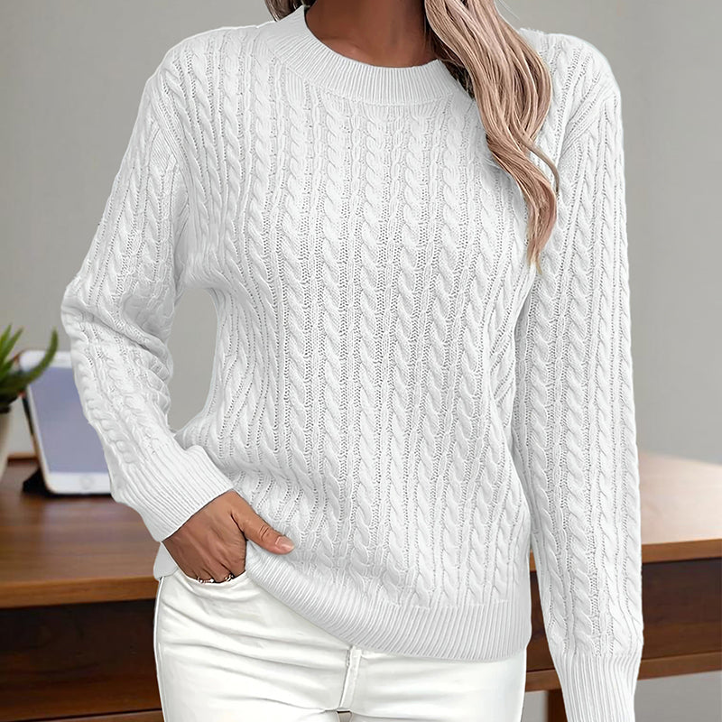 Adamina - Pulover elegant cu textură pentru femei