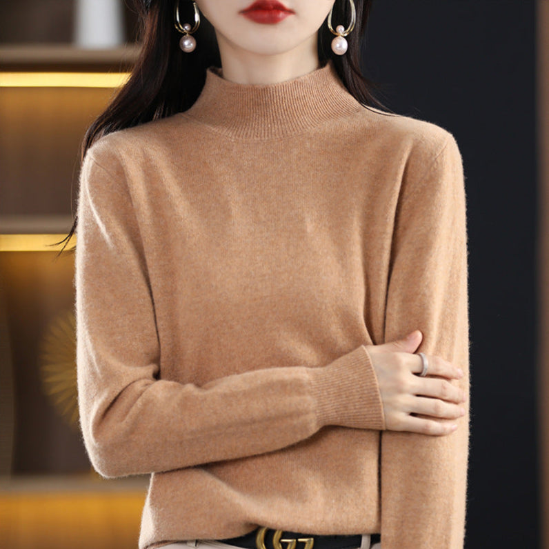 Gwenda - Pulover larg din lână pentru femei