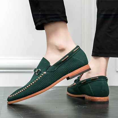 Tristan - Pantofi casual eleganți din piele întoarsă pentru bărbați