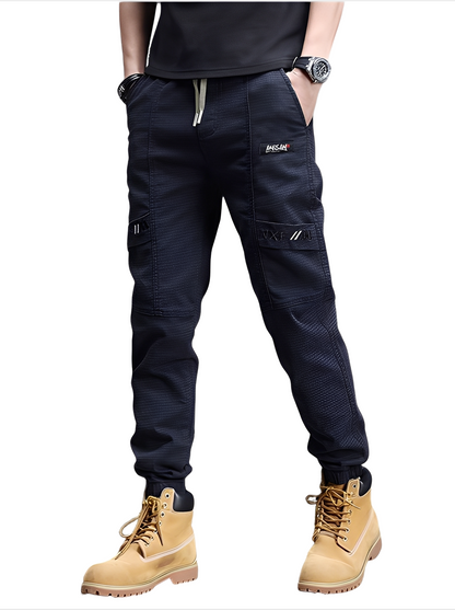 Alvin - Pantaloni de sport eleganți cu șnur pentru bărbați