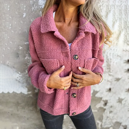 Eleanor - Jachetă de lână modernă cu guler clasic pentru femei