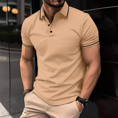 Mervyn - Polo Sport Casual cu Mâneca Scurtă pentru Bărbați