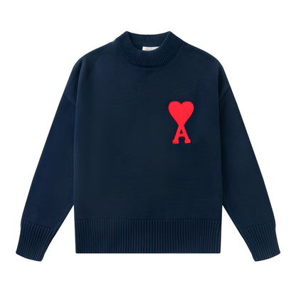 Darden - Pulover simplu cu broderie pentru bărbați