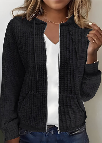 Katherine - Cardigan elegant cu glugă și buzunare pentru femei