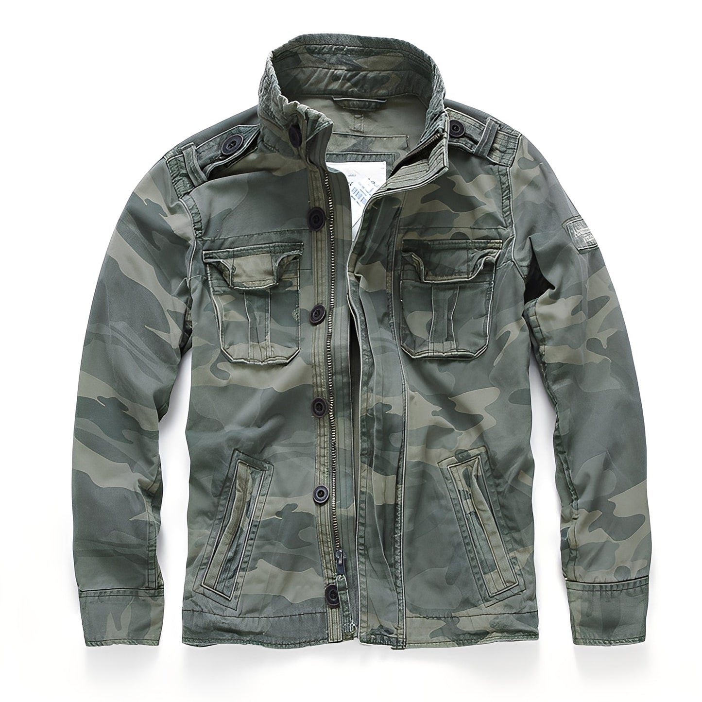 Trenton - Jachetă bărbați din denim clasic cu buzunare