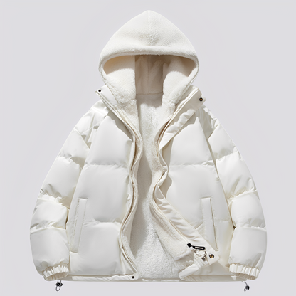 Gary - Jachetă călduroasă cu glugă și fermoar pentru bărbați