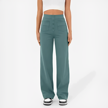 Dara - Pantaloni eleganți cu talie înaltă pentru femei