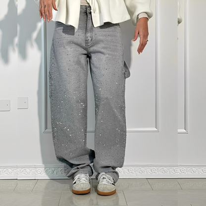 Gigi - Blugi oversize eleganți pentru femei