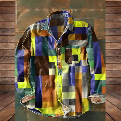 Gontran - Cămașă elegantă cu buzunar practic pentru bărbați