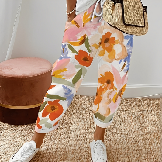 Jacintă - Pantalon comod cu cordon reglabil pentru femei