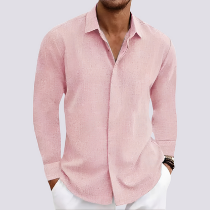 Joseph - Cămașă casual pentru bărbați cu mâneci lungi