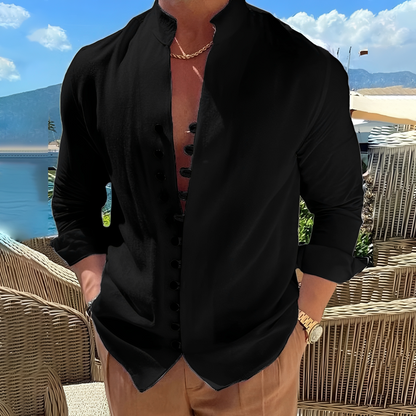 Dexter - Cămașă casual cu mâneci lungi, croială lejeră pentru bărbați