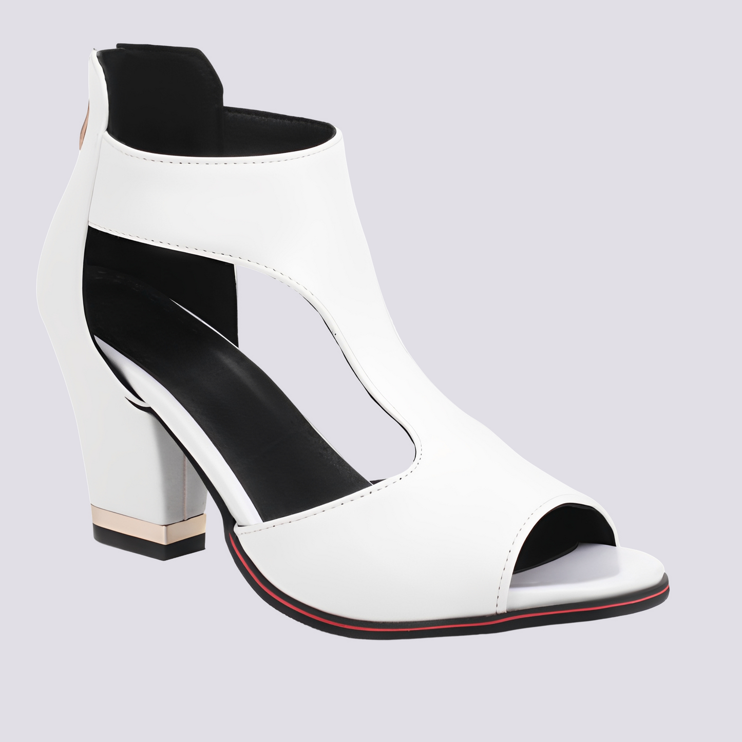 Monica - Sandale elegante pentru femei cu fermoar