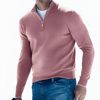 Zayne - Pulover bărbați casual cu fermoar