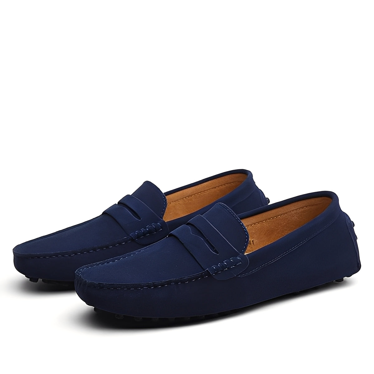 Joshua - Mocasini eleganți din piele întoarsă pentru bărbați
