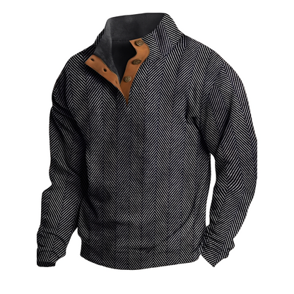 Austin - Pulover vintage cu model stilizat pentru bărbați