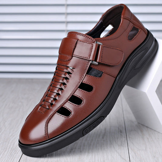 Nelson - Sandale elegante din piele deschisă pentru bărbați