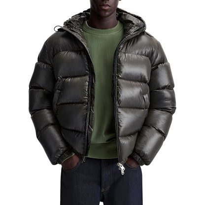 Micheal - Moderní pánská péřová bunda s kapucí