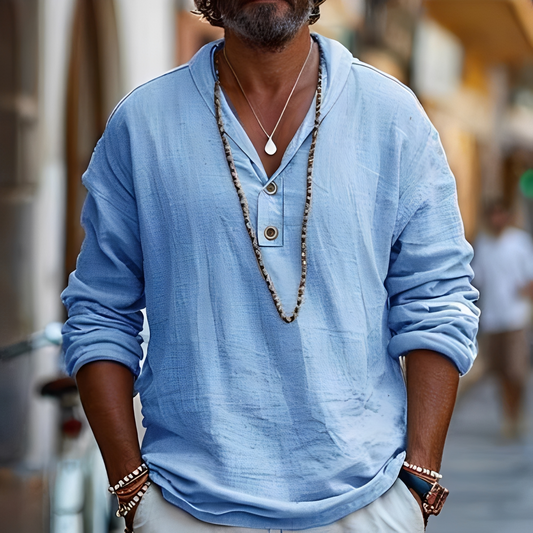 Xavier - Cămașă de vară relaxată pentru bărbați