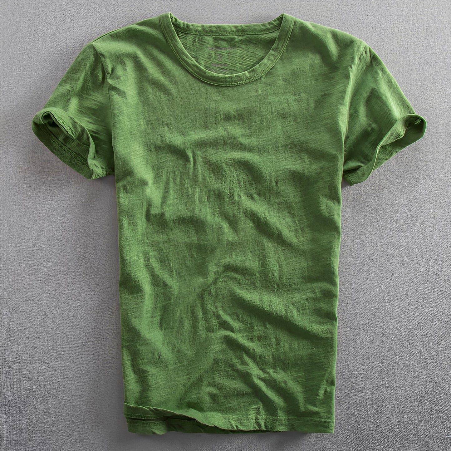 Samuel - Tricou clasic pentru bărbați, cu efect spălat