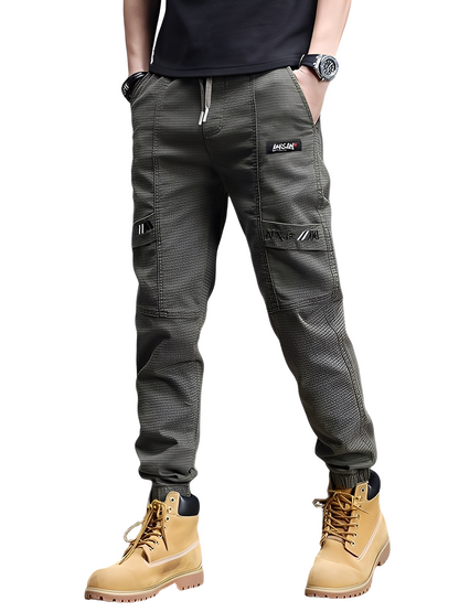 Alvin - Pantaloni de sport eleganți cu șnur pentru bărbați
