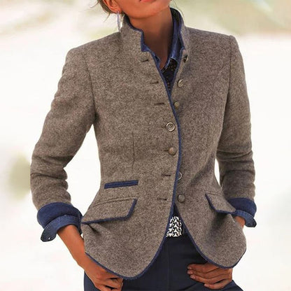 Clémence – Elegantă jachetă monocromă damă