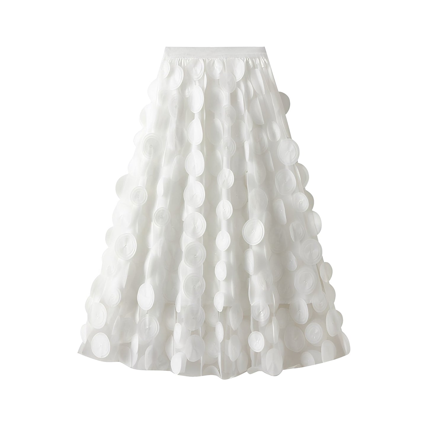 Salome - Fustă elegantă cu puncte pentru dame