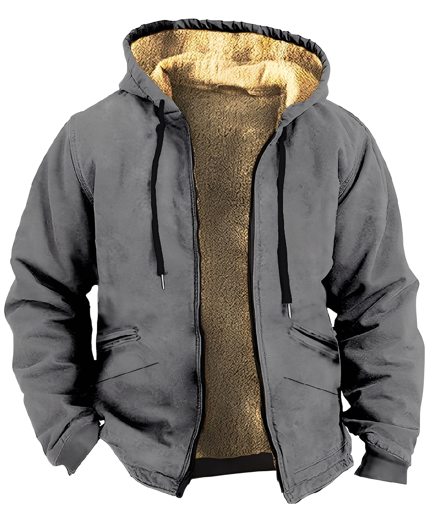 Mervin - Hanorac cu glugă din catifea pentru bărbați