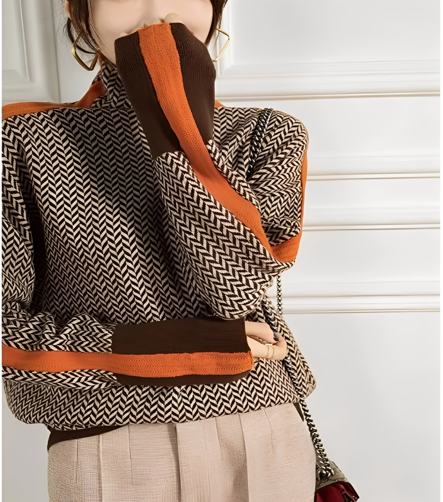 Anita - Pulover elegant cu guler rulat din cașmir pentru femei