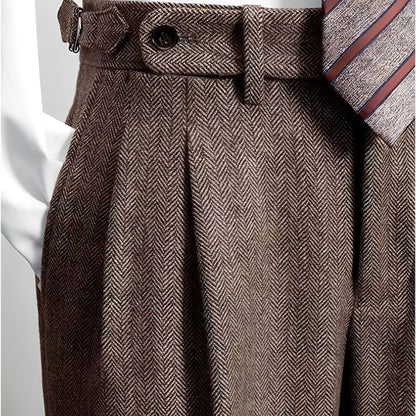 Bartosz – Pantaloni de ocazie Tweed pentru bărbați