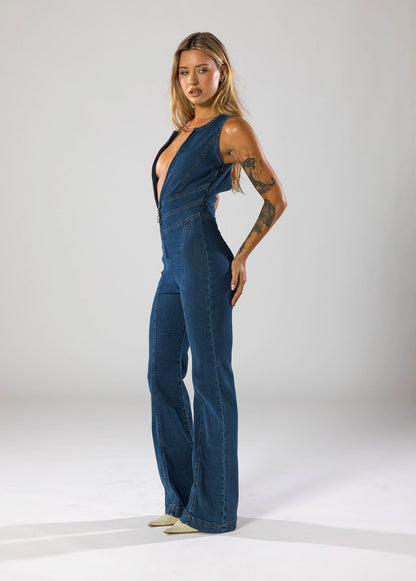 Vivienne – Salopetă din Denim