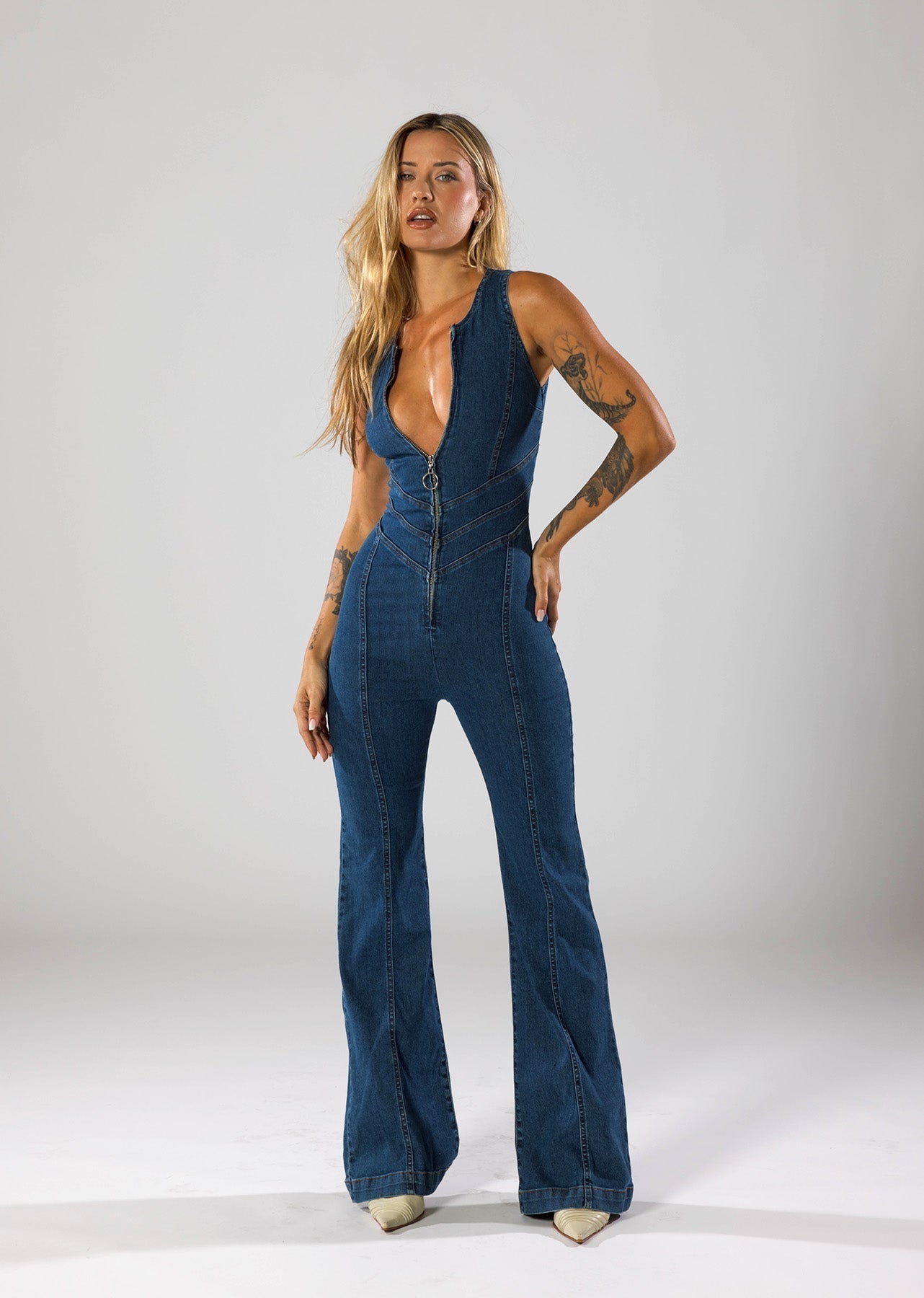 Vivienne – Salopetă din Denim