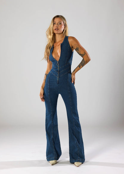 Vivienne – Salopetă din Denim