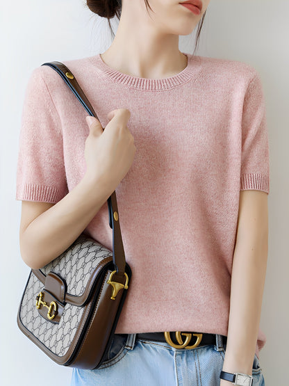 Blandine - Pulover de damă cu mâneci scurte